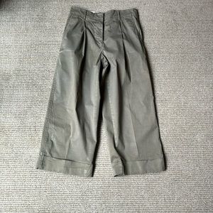 JCrew Women’s cropped wide leg trouser